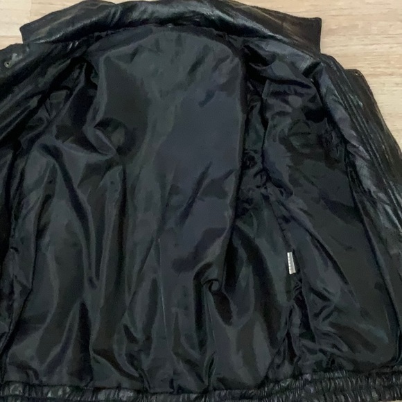 Men’s Leather Patchwork bomb… - Picture 3 of 16